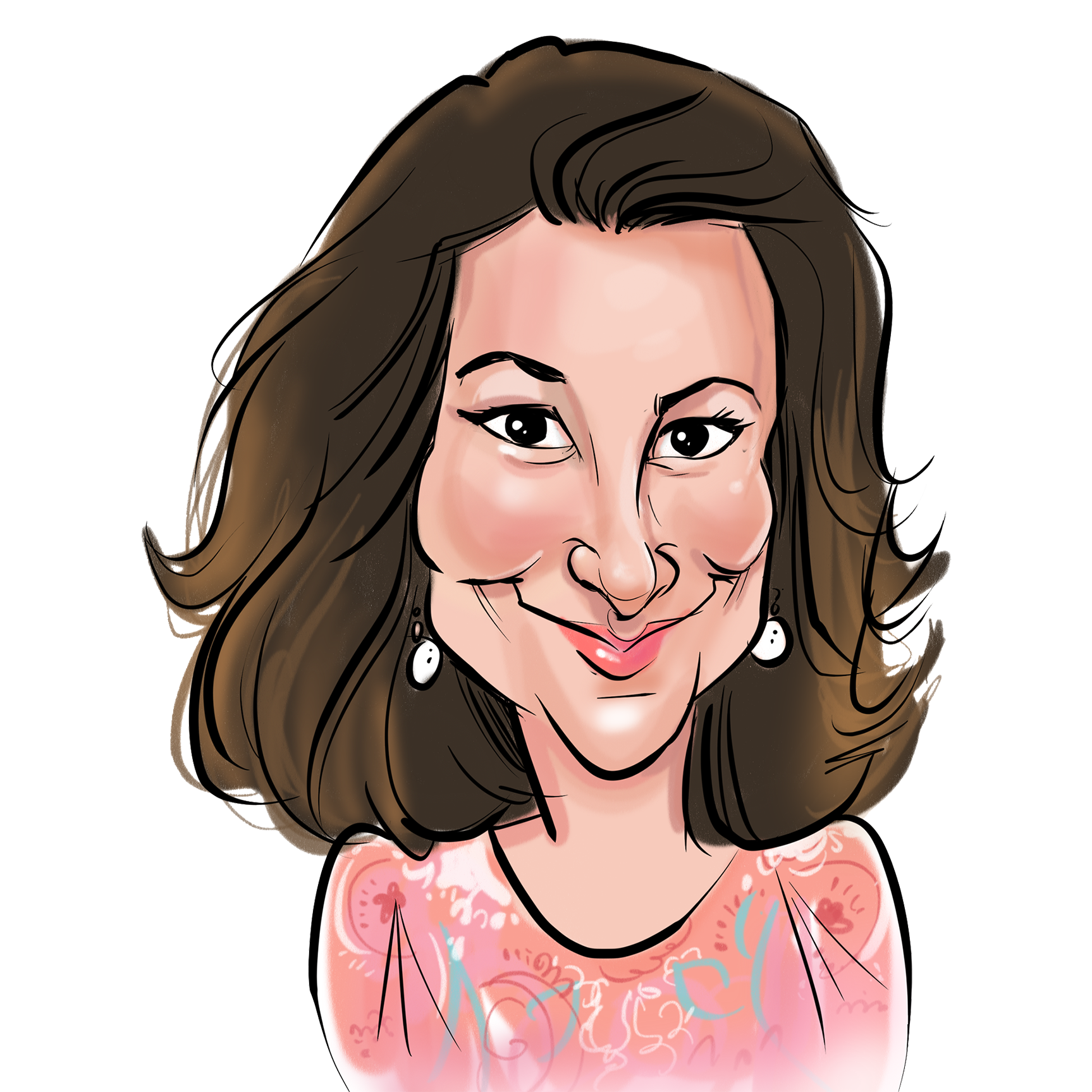 Ann Wheeler caricature headshot