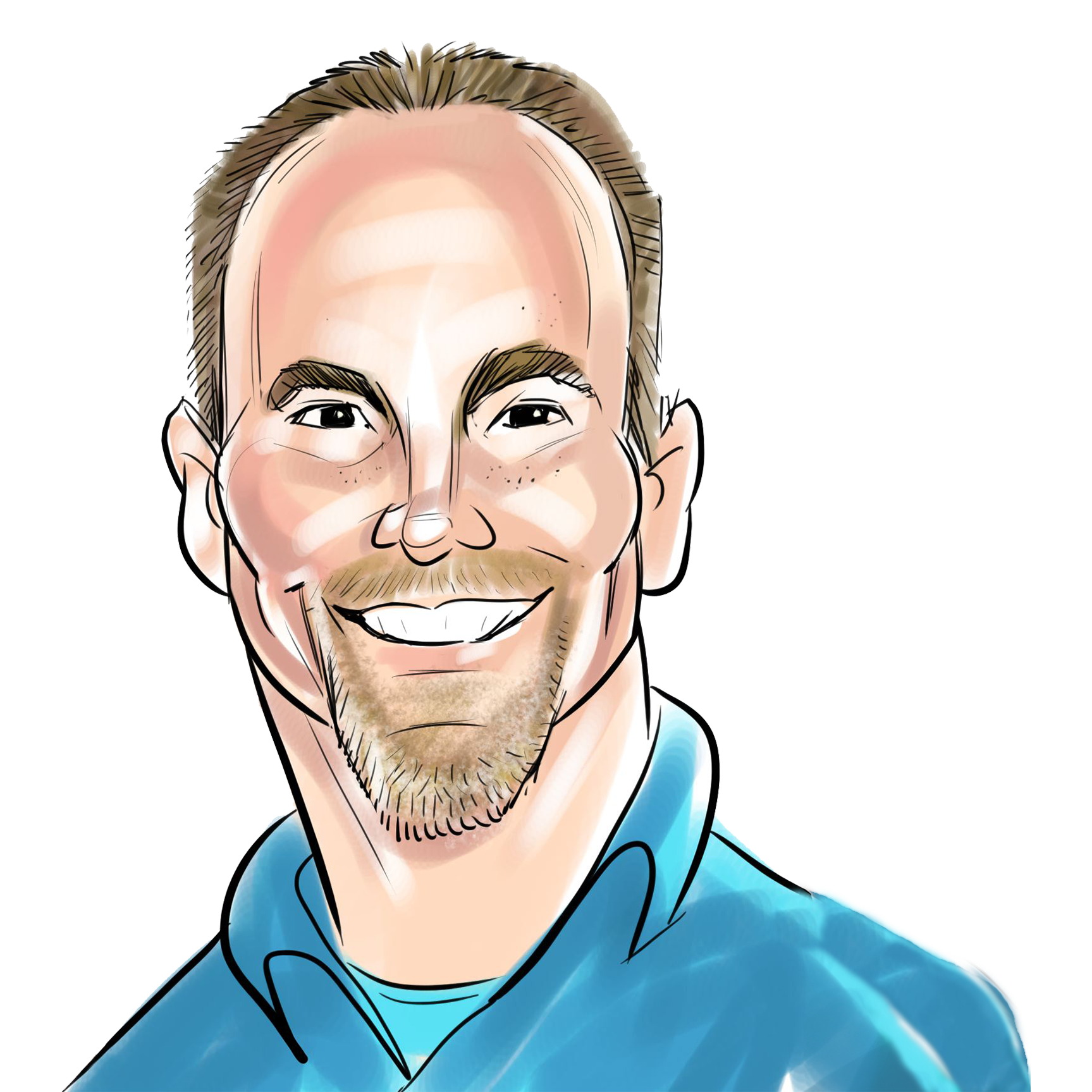 John Hurley 2025 caricature
